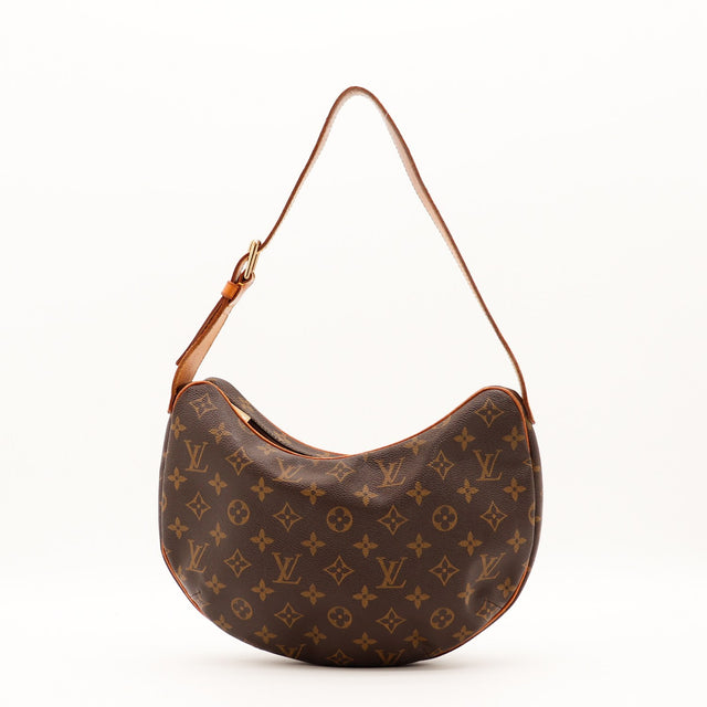 Sac Louis Vuitton Croissant MM Toile Monogramme vue de face occasion authentique — AMANA Vintage