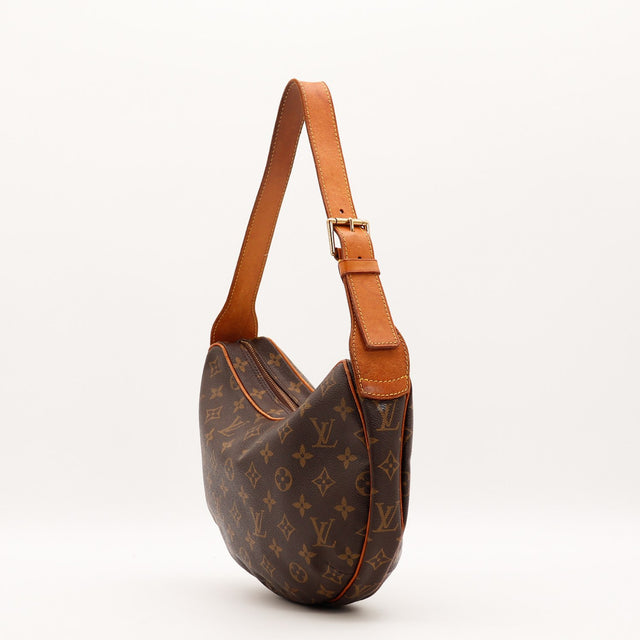 Intérieur doublure rouge Louis Vuitton Croissant MM occasion authentique — AMANA Vintage