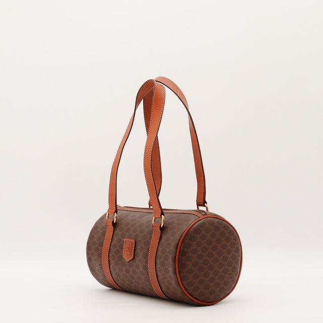 Sac Céline Papillon toile Macadam marron vue de dos occasion authentique — AMANA Vintage
