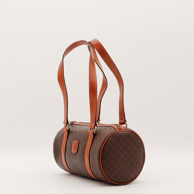 Sac Céline Papillon toile Macadam marron vue de dos occasion authentique — AMANA Vintage