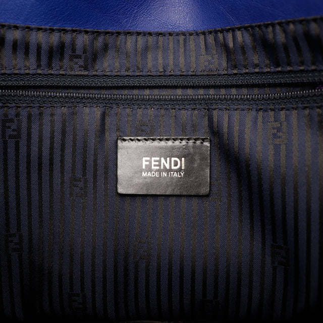 Intérieur doublure monogrammée et étiquette Fendi Made in Italy — AMANA Vintage