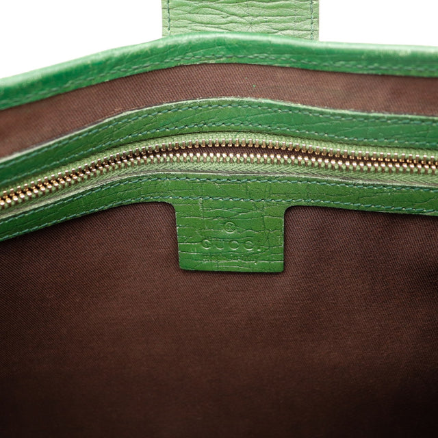 Intérieur doublure marron et estampille Gucci Hobo Web — AMANA Vintage