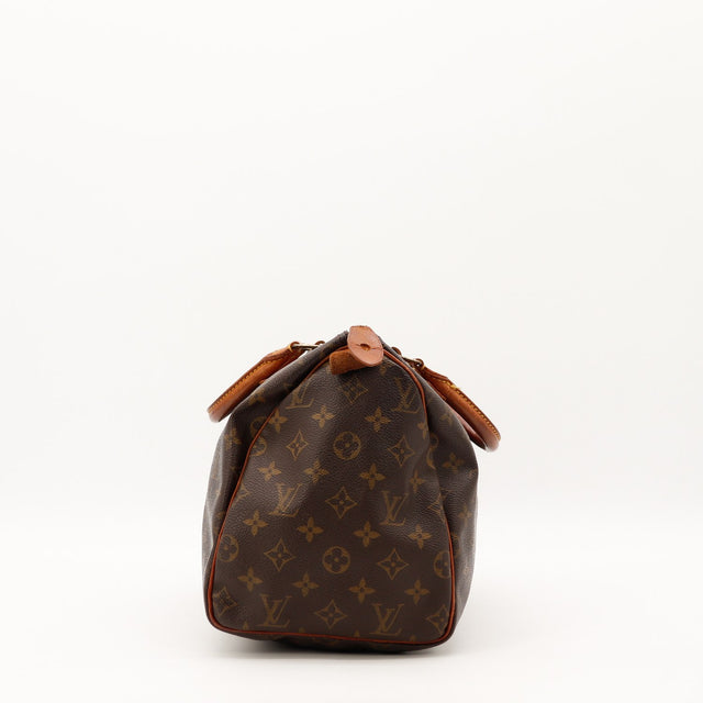 Vue de profil Louis Vuitton Speedy 30 Toile Monogramme occasion authentique — AMANA Vintage
