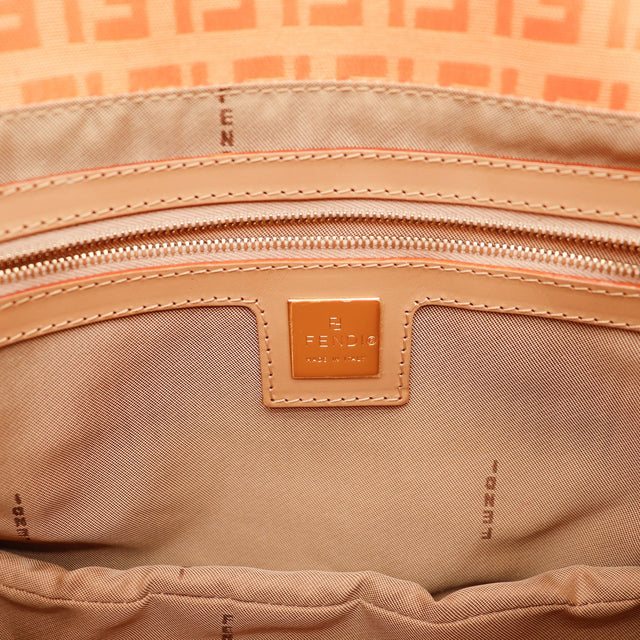 Intérieur doublure toile sac Fendi Zucchino rouge — AMANA Vintage