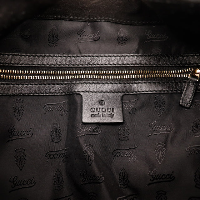 Intérieur doublure monogrammée Gucci Indy Hobo — AMANA Vintage