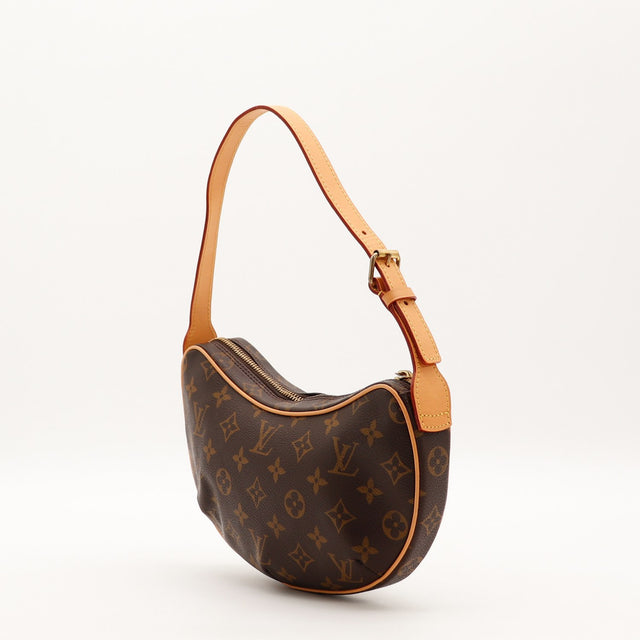 Vue de dos Louis Vuitton Croissant PM Toile Monogramme occasion authentique — AMANA Vintage