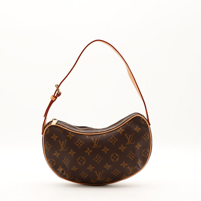 Vue de profil Louis Vuitton Croissant PM Toile Monogramme occasion authentique — AMANA Vintage