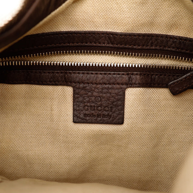 Intérieur doublure toile claire sac Gucci Hobo — AMANA Vintage