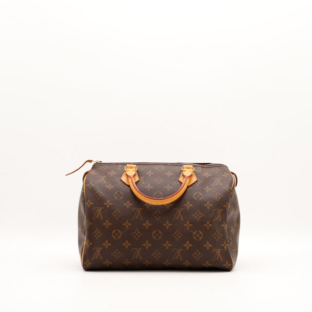 Louis Vuitton Speedy 30 vue de côté droit Toile Monogramme occasion — AMANA Vintage