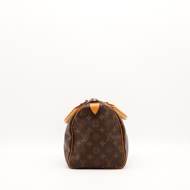 Louis Vuitton Speedy 30 vue du fond Toile Monogramme occasion authentique — AMANA Vintage
