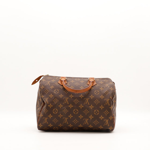 Louis Vuitton Speedy 30 vue de dos toile monogramme occasion — AMANA Vintage