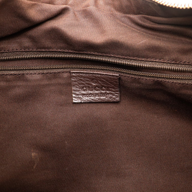 Intérieur doublure et étiquette Gucci Hobo Web occasion authentique — AMANA Vintage