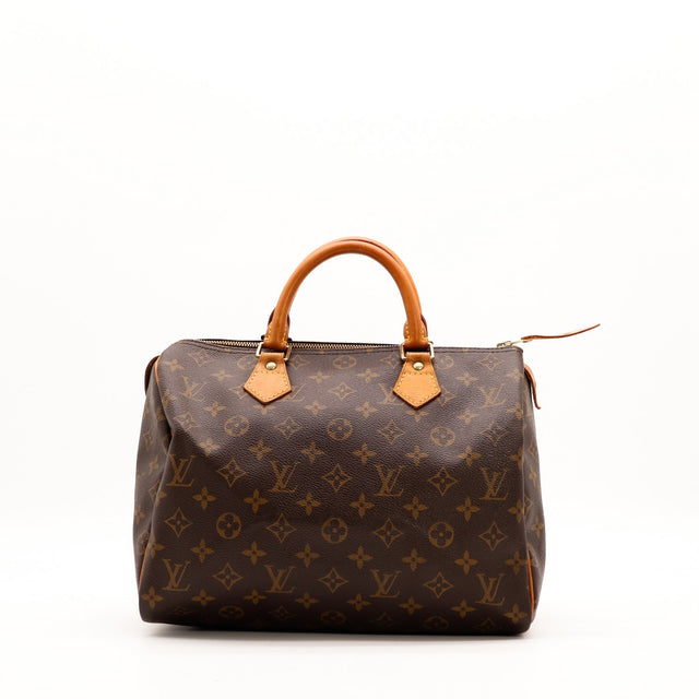 Sac Louis Vuitton Speedy 30 Toile Monogramme vue de face occasion authentique — AMANA Vintage