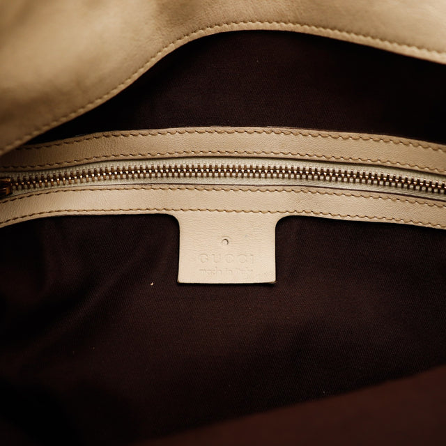 Intérieur doublure et estampille Gucci Hobo Bambou occasion authentique — AMANA Vintage