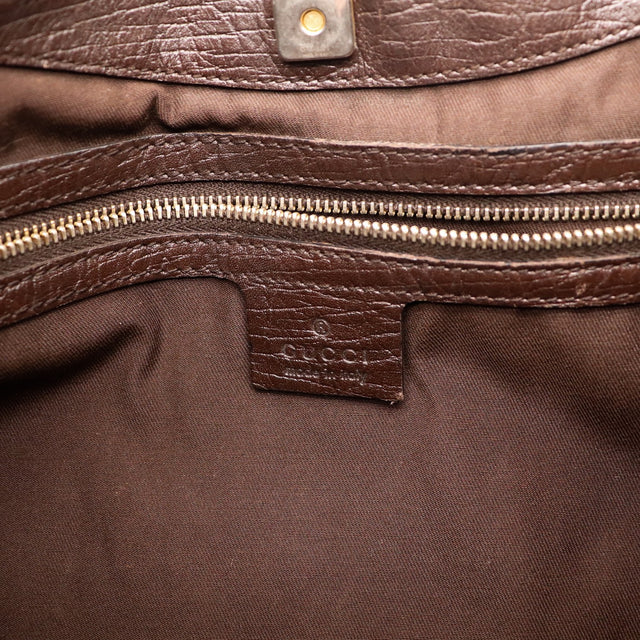 Intérieur doublure et estampille Gucci made in Italy Hobo Horsebit — AMANA Vintage