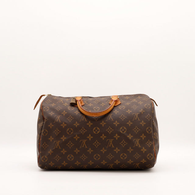 Louis Vuitton Speedy 35 vue de dos toile Monogramme — AMANA Vintage