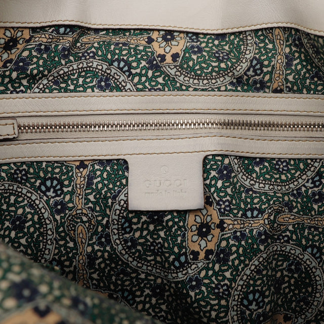 Intérieur doublure imprimée et estampille Gucci made in Italy sac Indy Hobo — AMANA Vintage
