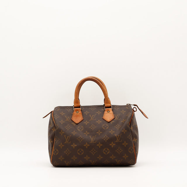 Sac Louis Vuitton Speedy 25 toile Monogram vue de face occasion authentique — AMANA Vintage