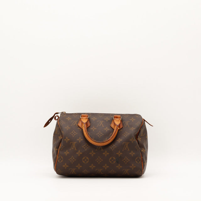 Sac Louis Vuitton Speedy 25 face arriere toile Monogram authentique — AMANA Vintage