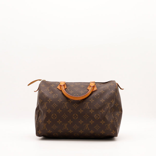 Louis Vuitton Speedy 30 vue arrière toile monogramme occasion — AMANA Vintage