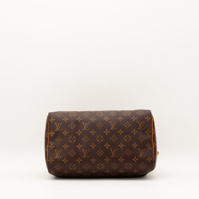 Louis Vuitton Speedy 30 fond toile Monogram occasion authentique — AMANA Vintage