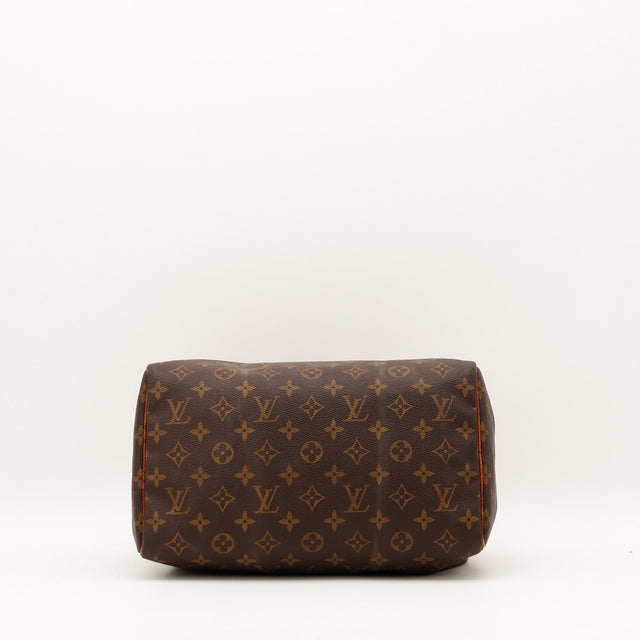 Louis Vuitton Speedy 30 vue de dessous toile Monogram — AMANA Vintage