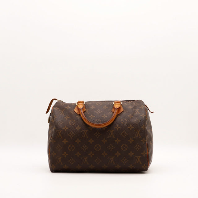 Vue de dos Louis Vuitton Speedy 30 toile Monogram occasion — AMANA Vintage