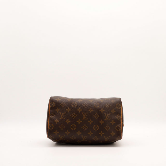 Fond Louis Vuitton Speedy 30 toile monogramme sans pieds — AMANA Vintage