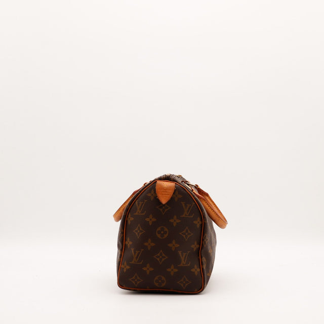 Louis Vuitton Speedy 25 vue de côté opposé occasion authentique — AMANA Vintage