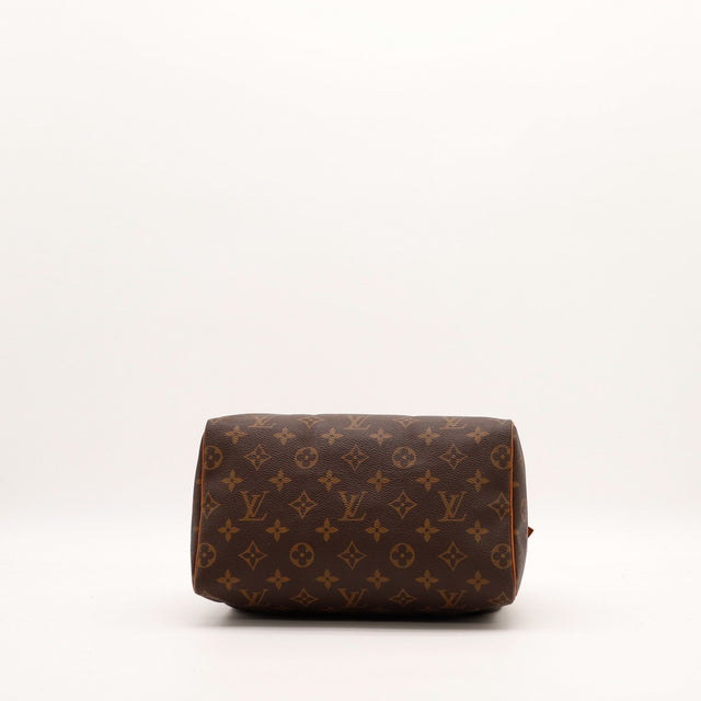 Louis Vuitton Speedy 25 vue du fond toile Monogram — AMANA Vintage