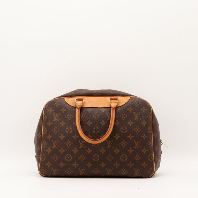 Sac Louis Vuitton Deauville toile Monogram vue arrière occasion authentique — AMANA Vintage