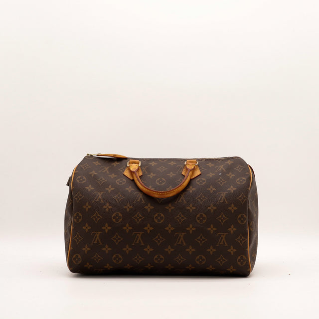 Vue arrière Louis Vuitton Speedy 35 toile Monogramme occasion — AMANA Vintage