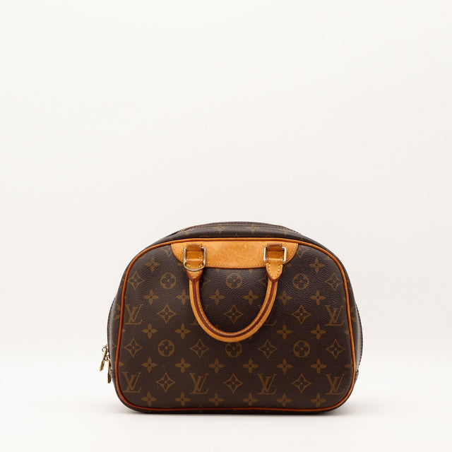 Sac Louis Vuitton Trouville vue arrière anses cuir vachette occasion authentique — AMANA Vintage