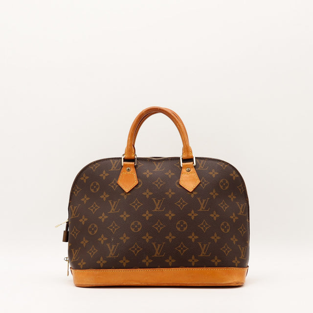 Sac Louis Vuitton Alma PM toile Monogram vue de face occasion authentique — AMANA Vintage