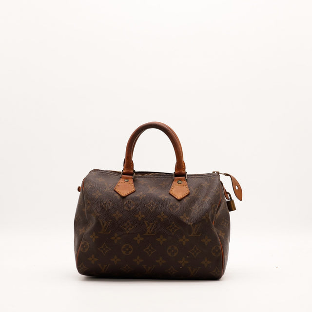 Sac Louis Vuitton Speedy 25 toile Monogram vue de face occasion authentique — AMANA Vintage