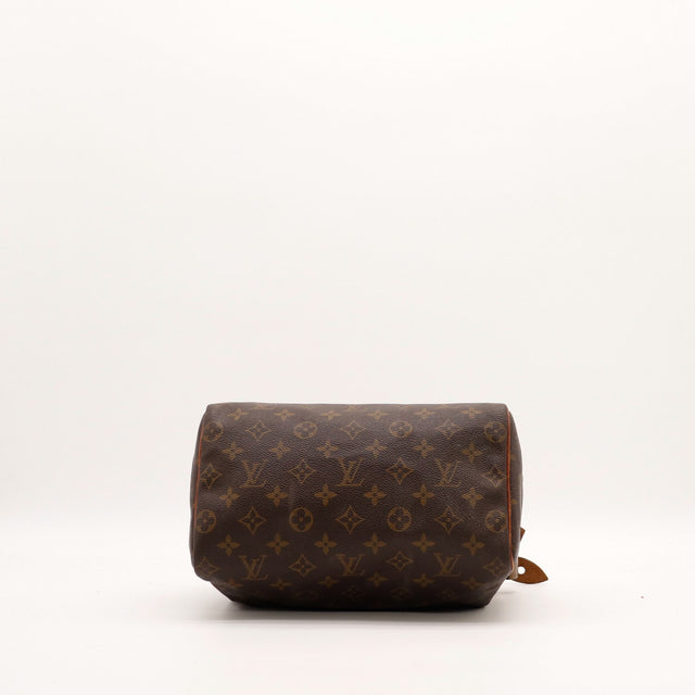 Intérieur Louis Vuitton Speedy 25 doublure textile avec poche zippée — AMANA Vintage