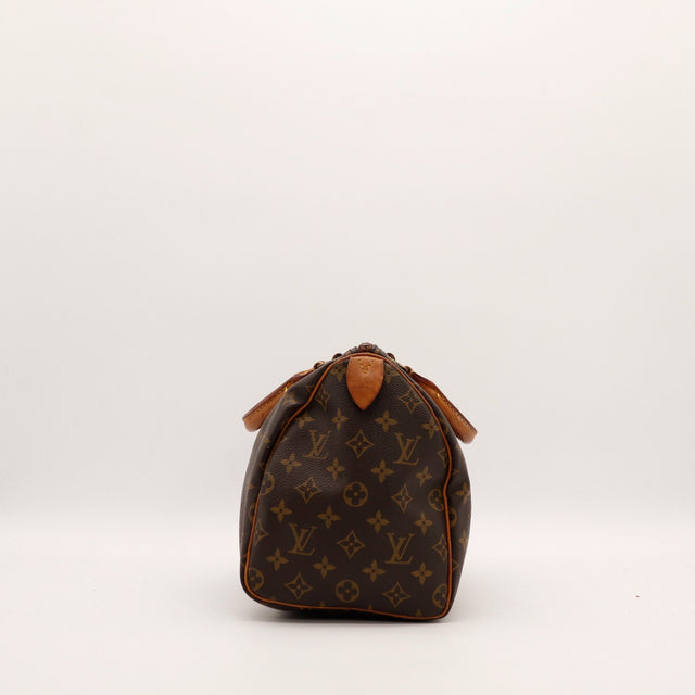Louis Vuitton Speedy 30 vue de profil droit — AMANA Vintage