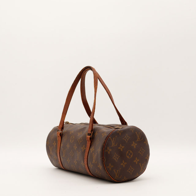 Sac Louis Vuitton Papillon 30 vue de trois quarts toile Monogram occasion authentique — AMANA Vintage