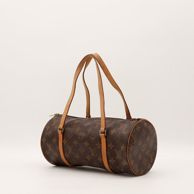 Louis Vuitton Papillon 30 toile Monogram vue trois quarts occasion authentique — AMANA Vintage