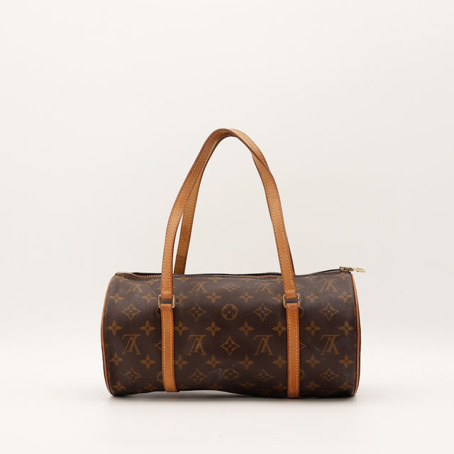 Louis Vuitton Papillon 30 toile Monogram vue de face anses relevées occasion authentique — AMANA Vintage