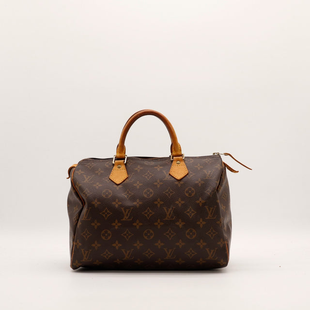 Sac Louis Vuitton Speedy 30 Toile Monogram vue de face occasion authentique — AMANA Vintage
