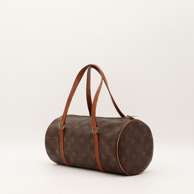 Sac Louis Vuitton Papillon 30 vue de côté cuir vachette — AMANA Vintage