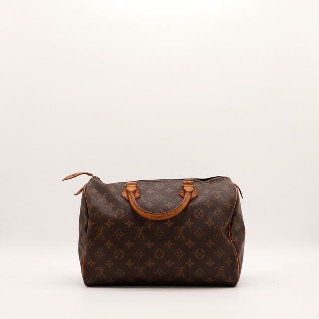 Vue arrière Louis Vuitton Speedy 30 toile Monogram — AMANA Vintage