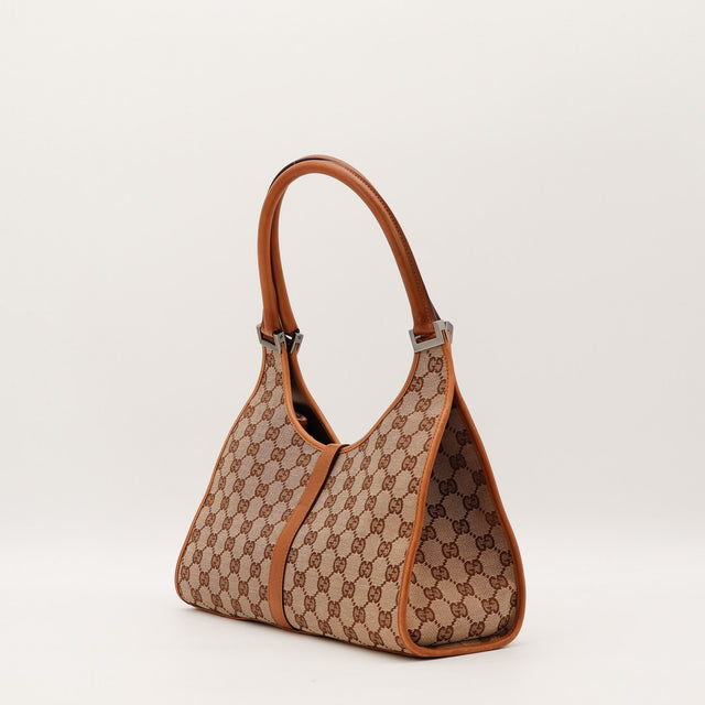 Sac Gucci Jackie profil toile monogrammée occasion authentique — AMANA Vintage