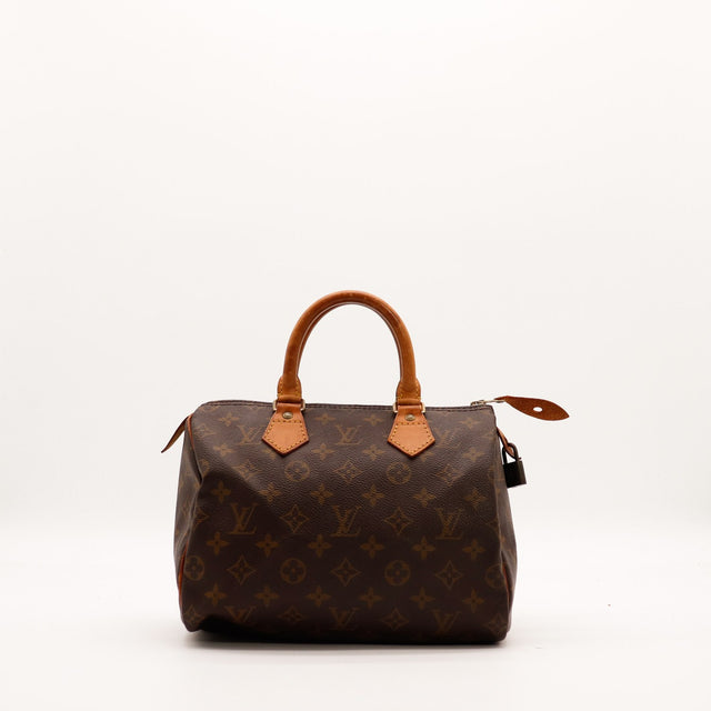 Sac Louis Vuitton Speedy 25 toile Monogram vue de face occasion authentique — AMANA Vintage