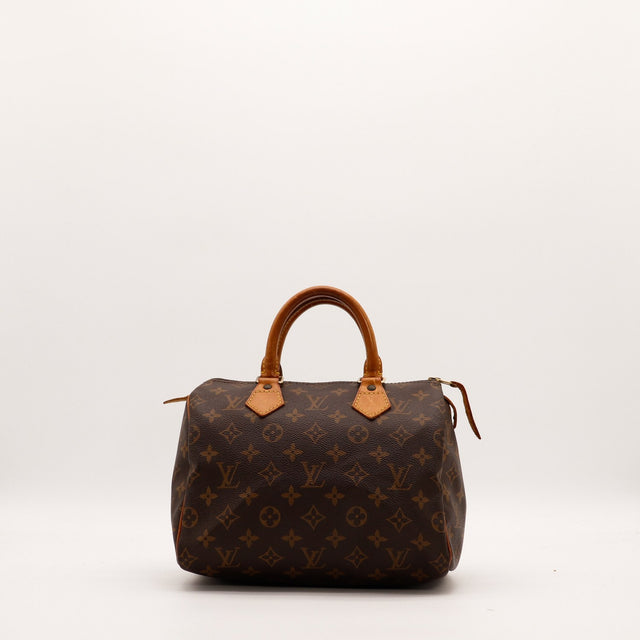 Sac Louis Vuitton Speedy 25 toile Monogram vue de face occasion authentique — AMANA Vintage