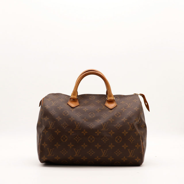 Sac Louis Vuitton Speedy 30 Toile Monogram vue de face occasion authentique — AMANA Vintage