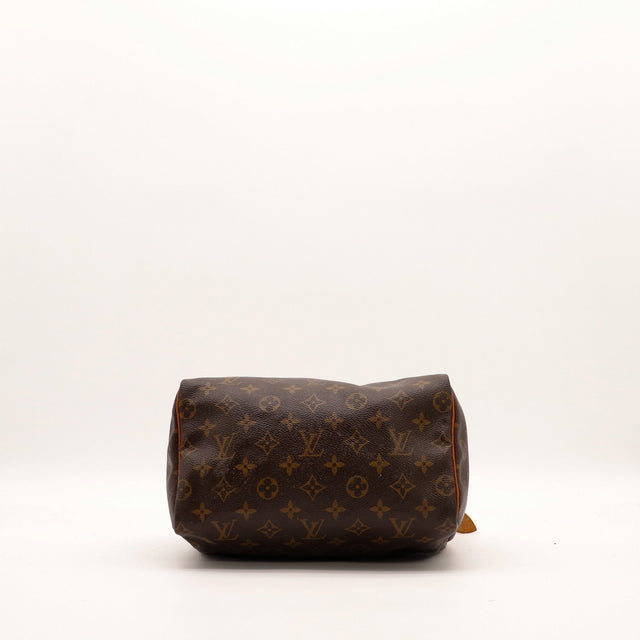 Intérieur Louis Vuitton Speedy 25 doublure textile dorée — AMANA Vintage