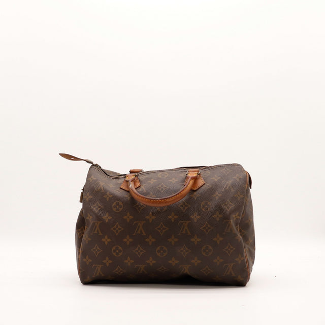 Vue arrière Louis Vuitton Speedy 30 toile Monogram — AMANA Vintage