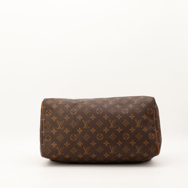 Louis Vuitton Speedy 35 vue du fond toile Monogram occasion — AMANA Vintage